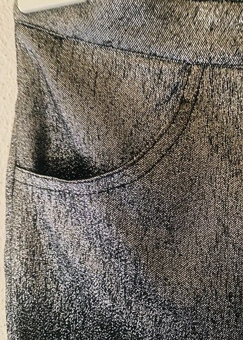 TWİST GRİ RENK SİMLİ SLİM FİT PANTOLON - Görsel 4