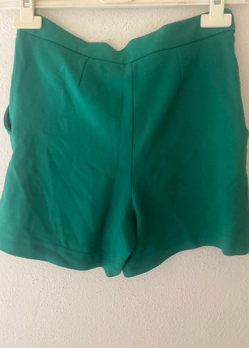 MANGO Yeşil Mini Şort - Görsel 5