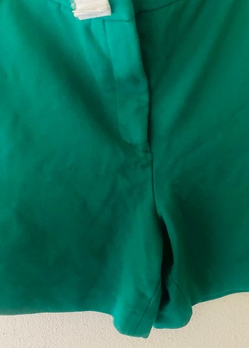 MANGO Yeşil Mini Şort - Görsel 4