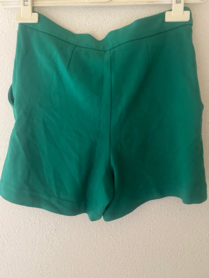 MANGO Yeşil Mini Şort - Görsel 5