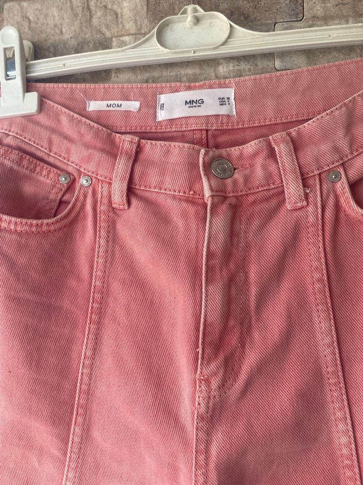 MANGO MOM Kot Pantolon - Görsel 2