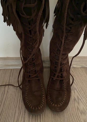 NİNE WEST GERÇEK SÜET DERİ ÇİZME - Görsel 4