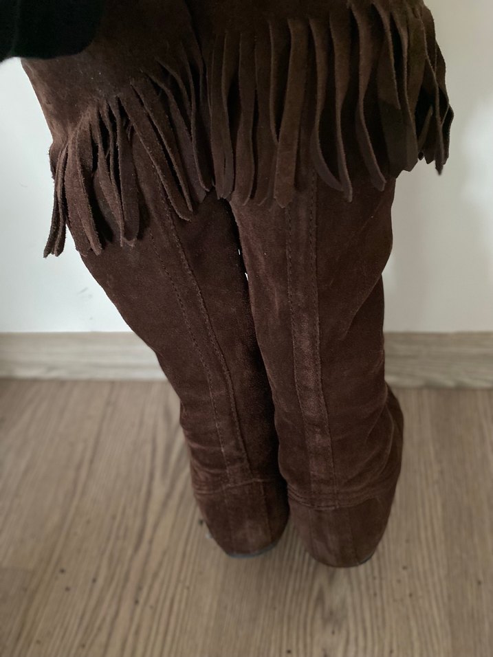 NİNE WEST GERÇEK SÜET DERİ  ÇİZME - Görsel 5