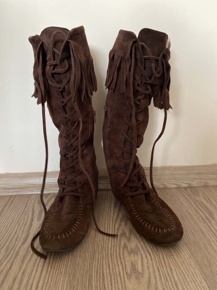 NİNE WEST GERÇEK SÜET DERİ  ÇİZME - Görsel 2