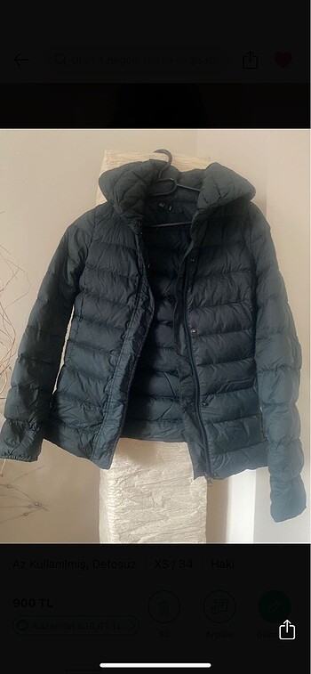Mango MANGO ŞİŞME MONT