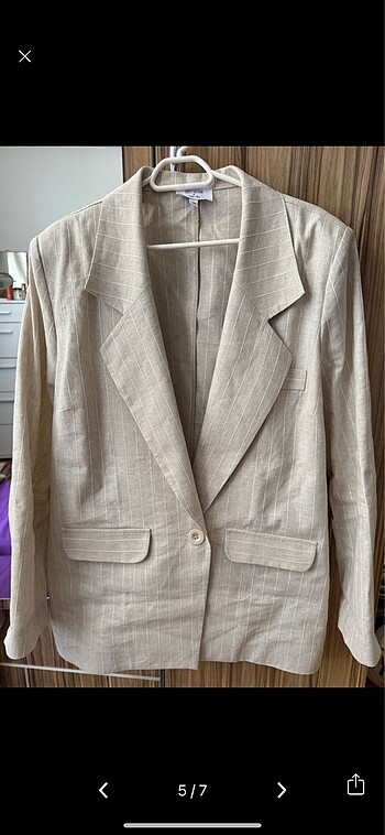 m Beden beyaz Renk Blazer ceket