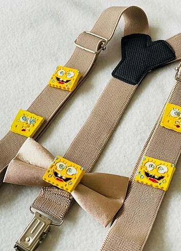 Diğer Süngerbob askı papyon set