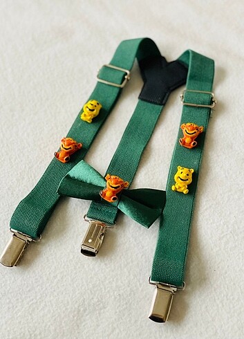  Beden çeşitli Renk Winnie ve tigger konseptli askı papyon set
