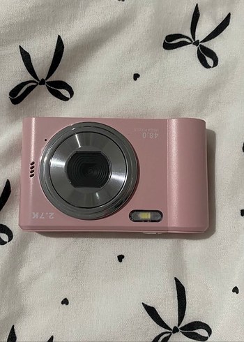 Retro Dijital Kamera Pembe