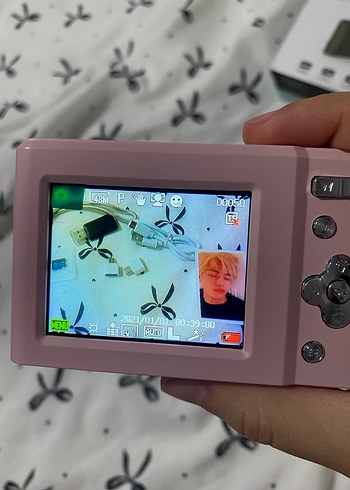  Beden Retro Dijital Kamera Pembe