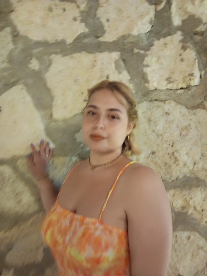 Turuncu Elbise - Görsel 4