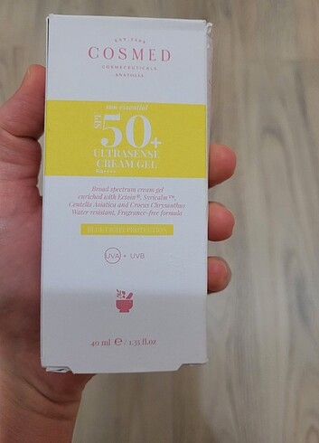 Cosmed Ultrasense Cream Gel Spf 50+ Güneş Kremi