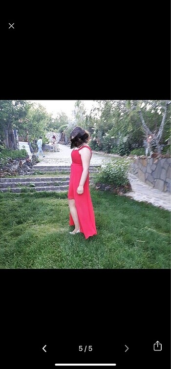 xl Beden pembe Renk Gece elbisesi