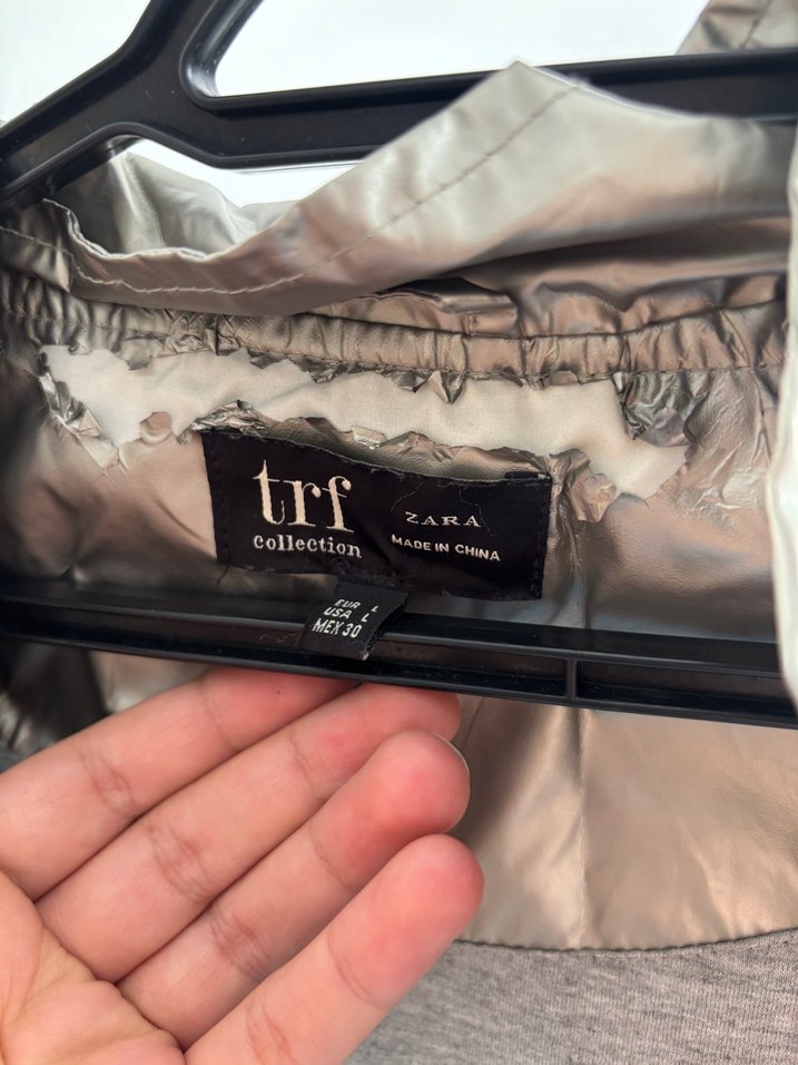 Gri Metalik yağmurluk mevsimlik - Görsel 3