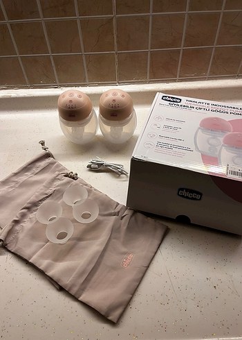 Chicco Pembe Elektrikli Göğüs Pompası 2'li - Görsel 2