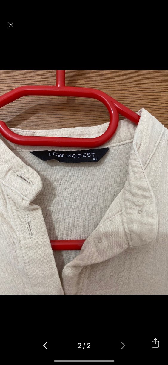 Bej Bohem Uzun Kollu kadın tesettür tunik oversize - Görsel 2