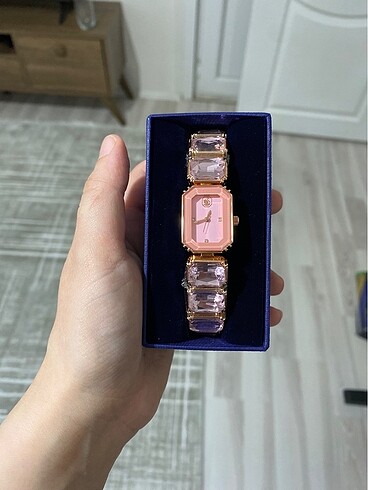 swarovski Swarovski pembe rose gold saat