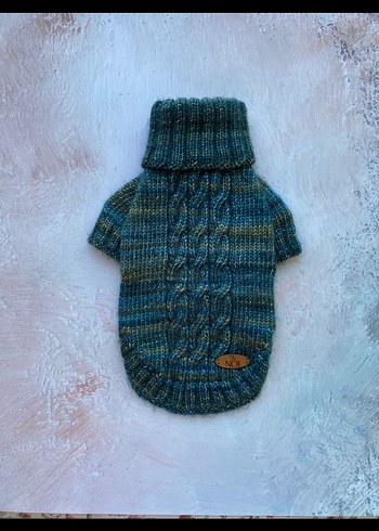 Örgü Köpek Kazağı ve Mama Tabağı - Görsel 2