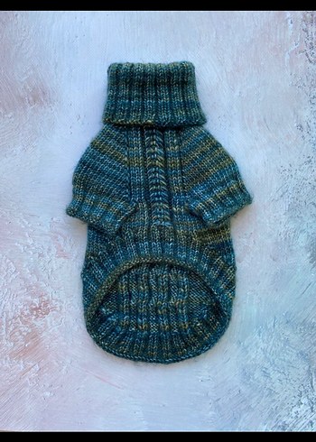 Örgü Köpek Kazağı ve Mama Tabağı - Görsel 3