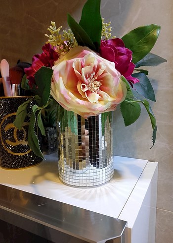 Aynalı Dekoratif Vazo - Görsel 3