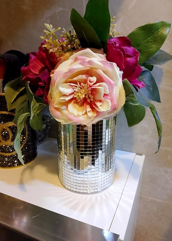 Aynalı Dekoratif Vazo - Görsel 2