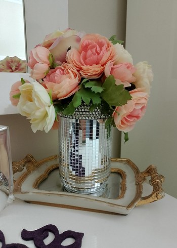 Aynalı Cam Vazo - Görsel 2