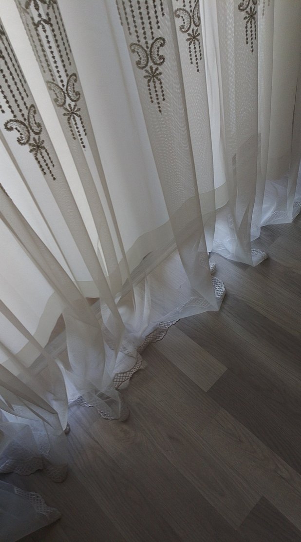 Nakışlı Tül Perde - Görsel 3