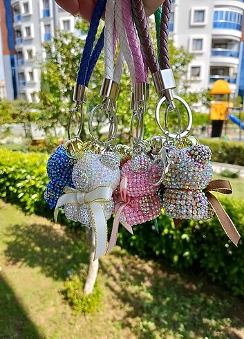 Beden Taşlı Anahtarlık Araba Süsü Çanta Süsü