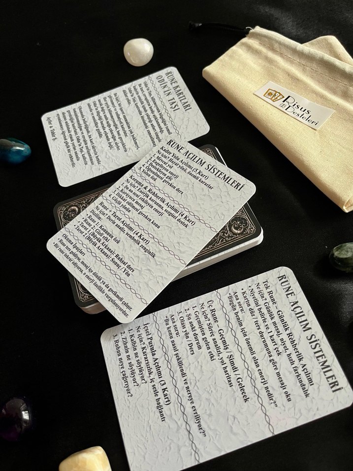 Rune Kartları Destesi  Yeni - Görsel 3