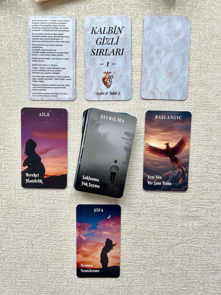 Kalbin Gizli Sırları 1 ve 2 - Kart Desteleri - Görsel 4