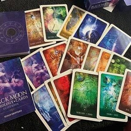 Black Moon Astrology Card Tarot Kartı
