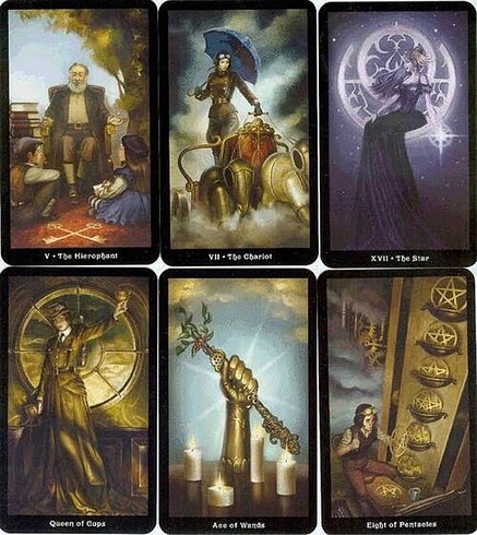  Beden Renk Steampunk Tarot Destesi