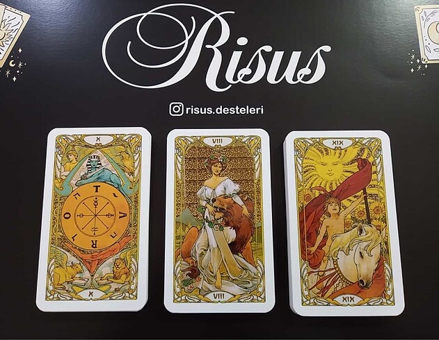 Beden Renk Golden Art Nouveau Tarot Destesi (Sıfır)