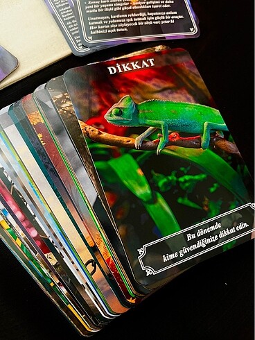 Beden Renk Şans Oracle Kartları Destesi (Sıfır Deste)