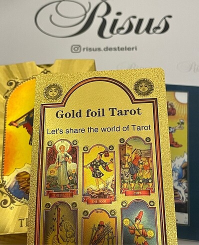  Gold Tarot 'Wisdom Eye? Destesi (Sıfır)