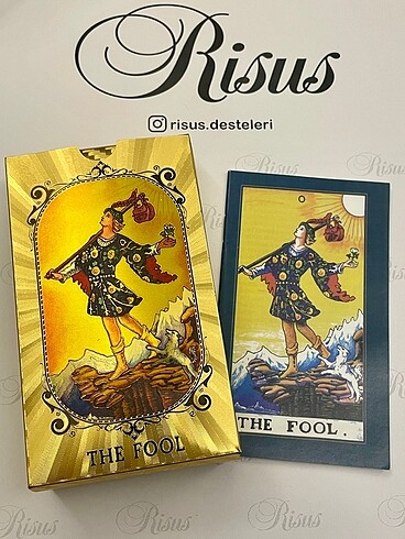  Beden Renk Gold Tarot 'Wisdom Eye? Destesi (Sıfır)