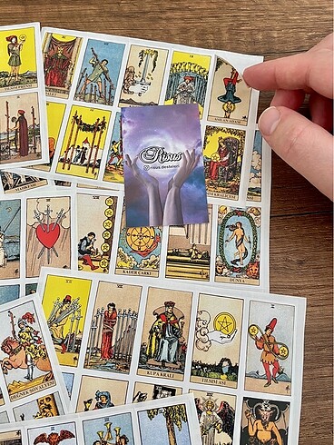 Tarot Sticker Seti - 78 Adet Etiket