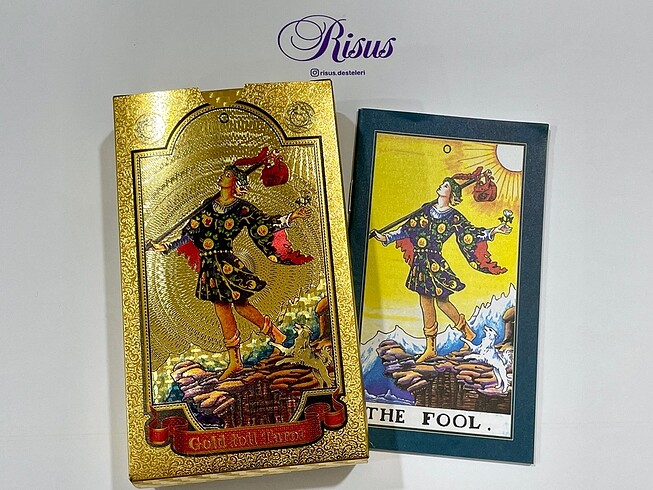 Beden Gold Tarot Destesi (Sıfır) Plastik Kartlar