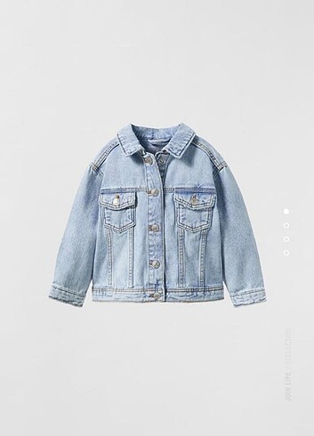 Zara ZARA BASIC DENIM CEKET 12-18ay 18-24ay 2-3yaş 3-4yaş 4-5yaş