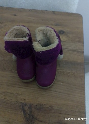 Mor Kürklü Kız Çocuk Botu - Görsel 6