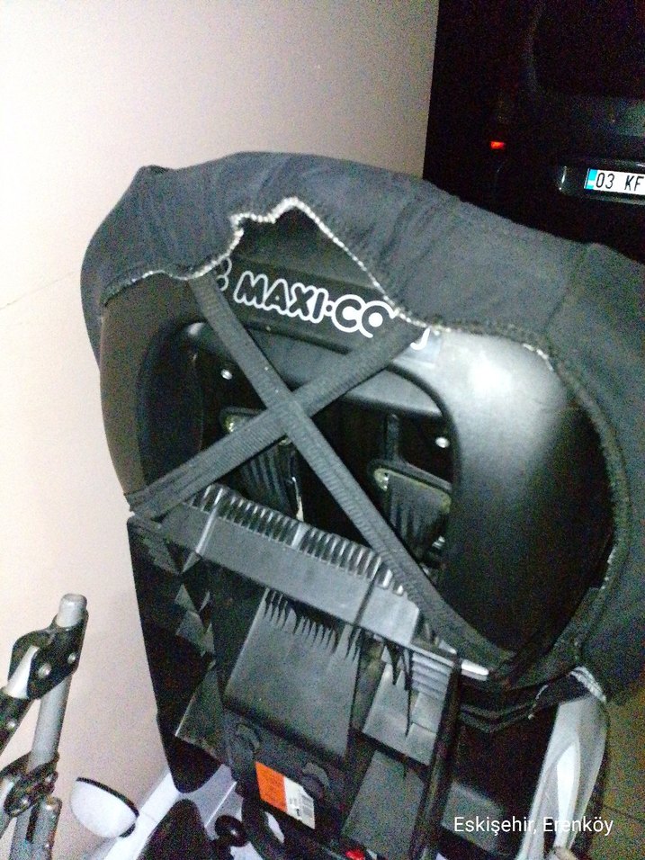 Siyah Bebek araba koltuğu - Görsel 4