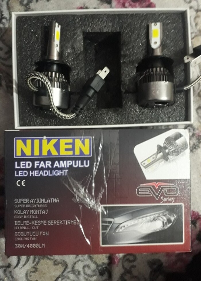 H7 niken marka led şimşek etkili  - Görsel 2