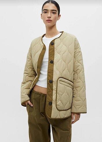 Pull&Bear Hafif Kapitone ceket
