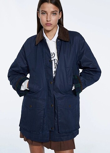 Stradivarius mumlu parka