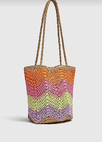 Pull and bear Kağıt tote çanta