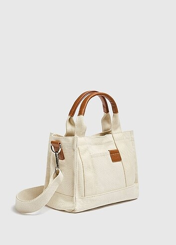 Pull and bear kanvas çanta