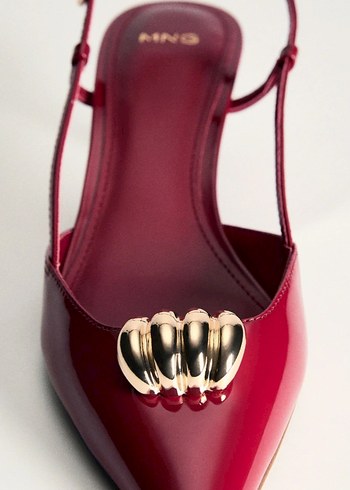 Mango metalik detaylı Stiletto
