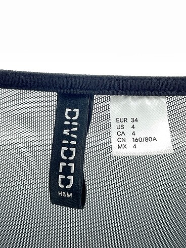 34 Beden siyah Renk PreLoved Kısa Elbise %70 İndirimli.