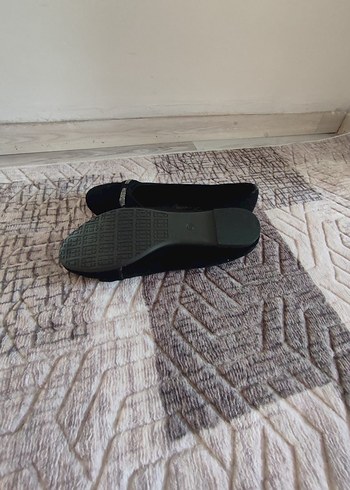 Siyah Süet Kadın  Babet - Görsel 2