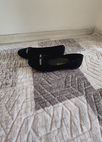 Siyah Süet Kadın  Babet - Görsel 3